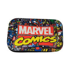 Licensed kids' hard pencil case with protective shell and zip closure featuring popular marvel design