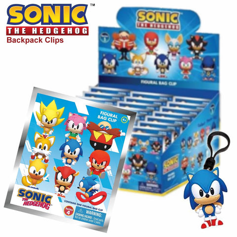 Monogram Sonic the Hedgehog 3D Bag Clip Series 4 – Mystery Blind Bag Collectible - High - Speed Mom