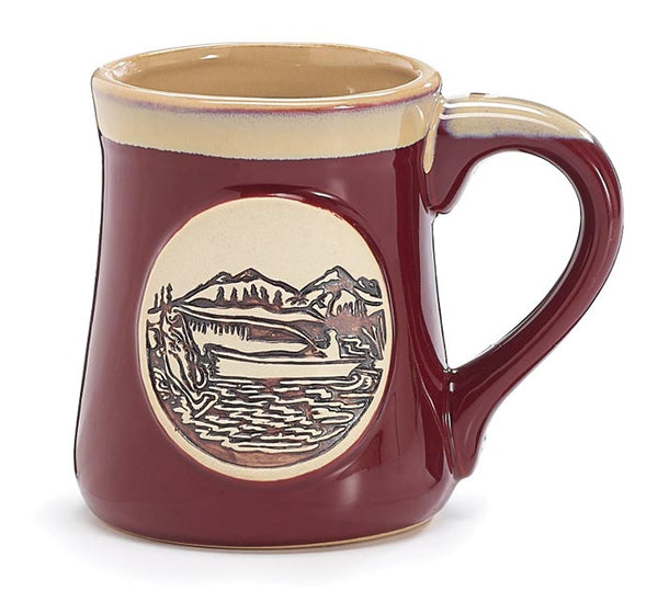 Born To Fish Porcelain Coffee Mug by burton+Burton | Easy Father's Day Gift Who Loves To Fish