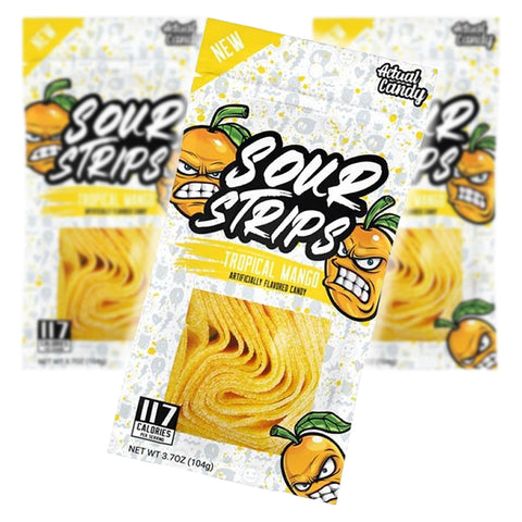 Sour Strips Chewying Candy 3(3.4oz) Pack