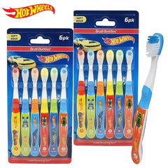 2 Pack of 6 (12 Count) Brushes Buddies Hot Wheels Toothbrush for Toddlers ,Soft Bristles for Kids - High - Speed Mom