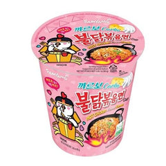 Buldak Carbonara Spicy Hot Chicken Stir - Fried Cup Noodles (6pk) - High - Speed Mom