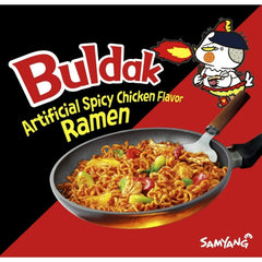 Buldak Spicy Hot Chicken Stir - Fried Cup Noodles - 6Pack (Original) - High - Speed Mom