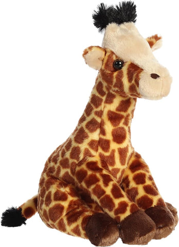 Cuddle - Ready Comfort: Aurora 12" Sitting Giraffe Plush for Sweet Moments with Your Little One - High - Speed Mom
