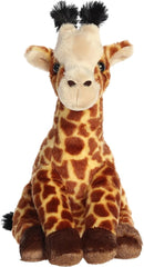 Cuddle - Ready Comfort: Aurora 12" Sitting Giraffe Plush for Sweet Moments with Your Little One - High - Speed Mom