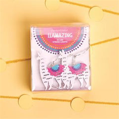 Cupcakes & Cartwheels Llama String Lights in Gift Box - High - Speed Mom