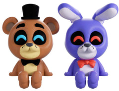 Five Nights at Freddy's - Freddy & Bonnie Monitor Buddiez 2.5" Vinyl Figure 2 - Pack – Creepy - Cute Collectibles - High - Speed Mom