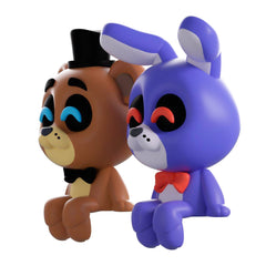 Five Nights at Freddy's - Freddy & Bonnie Monitor Buddiez 2.5" Vinyl Figure 2 - Pack – Creepy - Cute Collectibles - High - Speed Mom