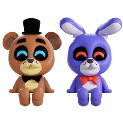 Five Nights at Freddy's - Freddy & Bonnie Monitor Buddiez 2.5" Vinyl Figure 2 - Pack – Creepy - Cute Collectibles - High - Speed Mom
