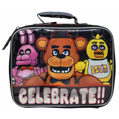 Five Nights At Freddy's Insulated Rectangle Lunch Bag - High - Speed Mom