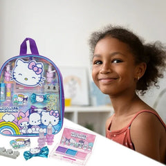 Hello Kitty Makeup - Filled Backpack – Townley Girl Cosmetic Set for Kids Ages 3+ - High - Speed Mom