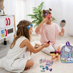 Hello Kitty Makeup - Filled Backpack – Townley Girl Cosmetic Set for Kids Ages 3+ - High - Speed Mom