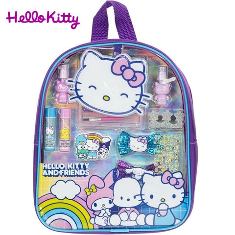 Hello Kitty Makeup - Filled Backpack – Townley Girl Cosmetic Set for Kids Ages 3+ - High - Speed Mom