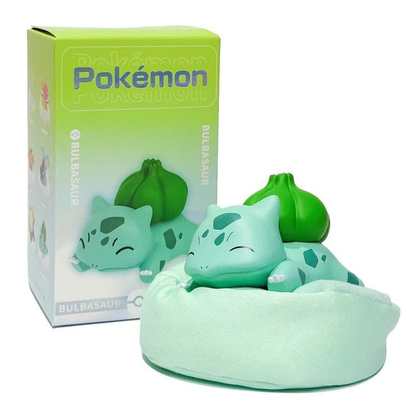 Licensed Sleeping Pokemon Bubassaur Figurine 