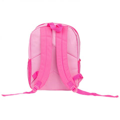 Sanrio 16" Pink Stripe Hello Kitty Backpack Front Zipper Pocket - High - Speed Mom