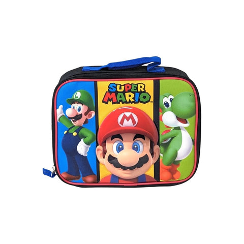 Super Mario Insulated Lunch Bag by Bioworld - High - Speed Mom