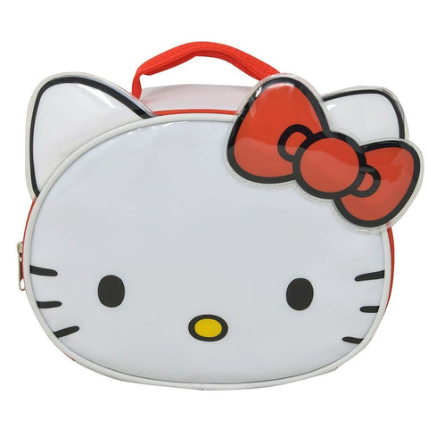 White Hello Kitty Head - Shaped Insulated Lunch Bag – Cute, Durable, and Kid - Friendly by Fast Forward - High - Speed Mom